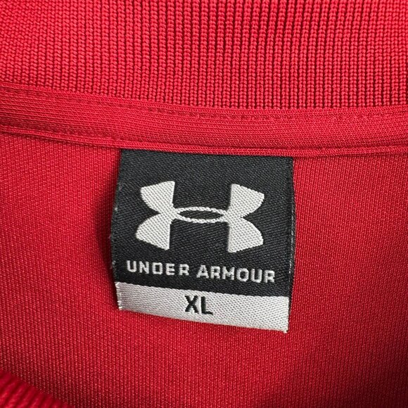 Under Armour USC Trojans Logo Polo Shirt Men's‎ Size XL Red/Maroon - Picture 7 of 12